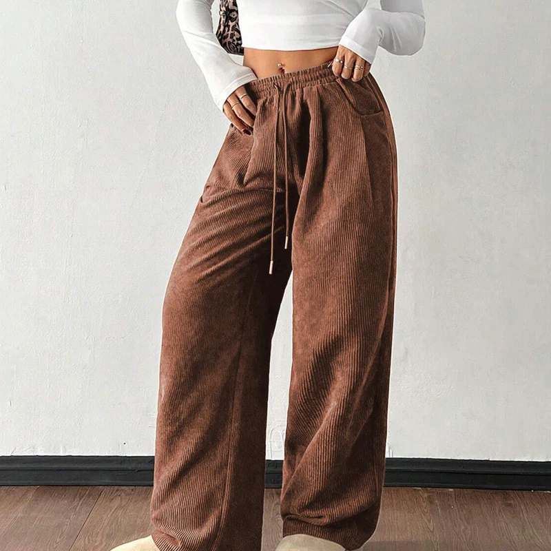 Mila — Wijde Corduroy Broek | 50% KORTING - Image 13