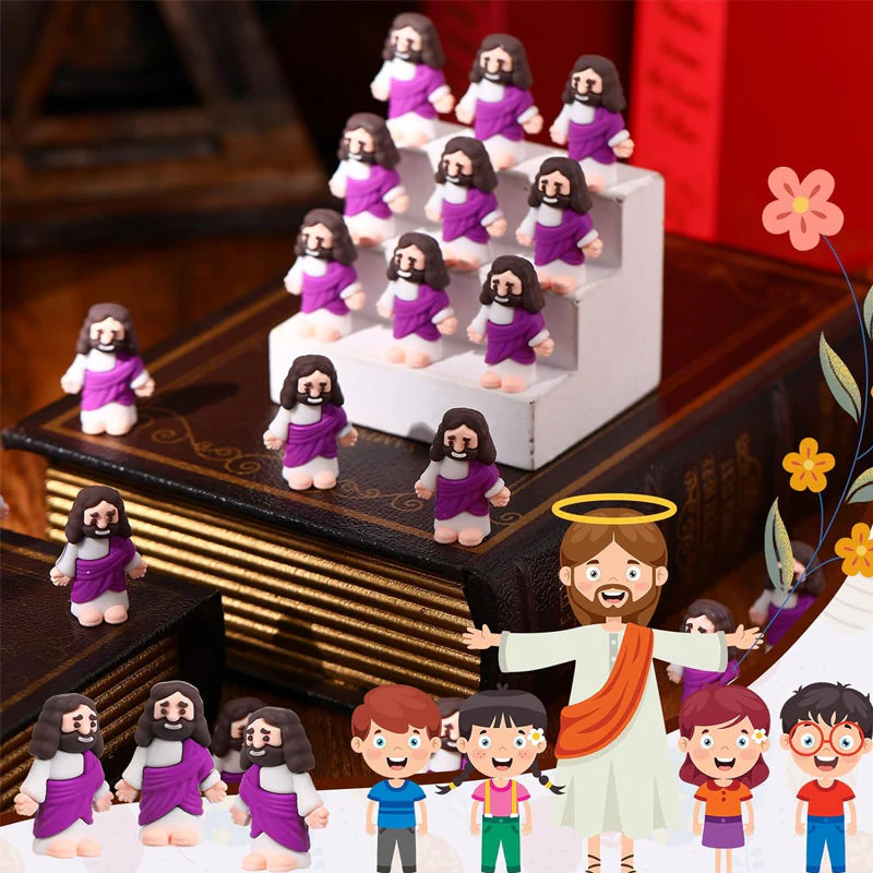Mini Jezus beeldje Paasdecoraties
