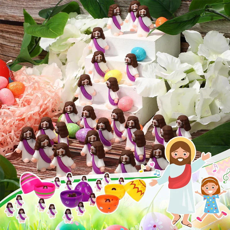 Mini Jezus beeldje Paasdecoraties - Image 8
