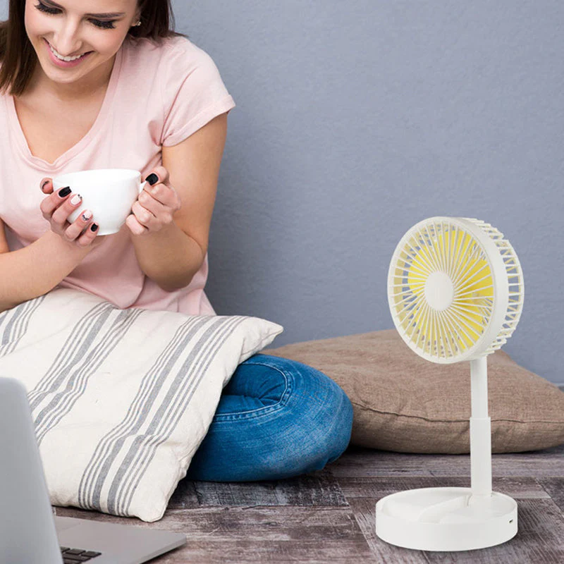 Mini opvouwbare telescopische ventilator voor telefoonhouder - Image 10