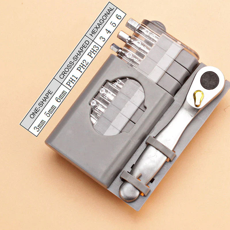 Mini positieve en negatieve schroevendraaier combinatieset - Image 14