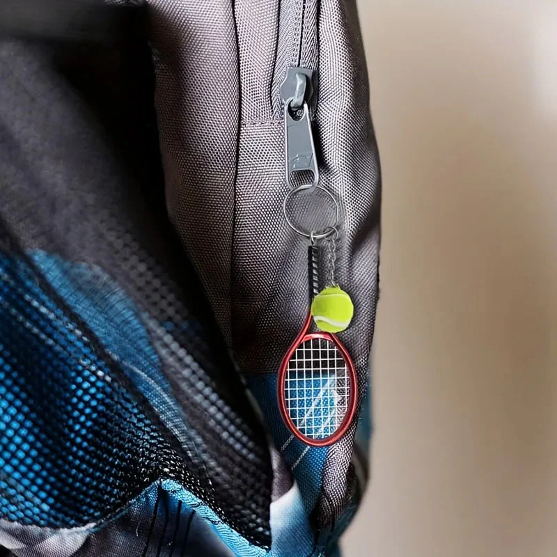 Mini tennisracket sleutelhanger - Image 7