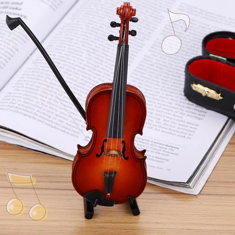 Miniatuur Viool Set – Verhoogt Direct Je Gemoedstoestand