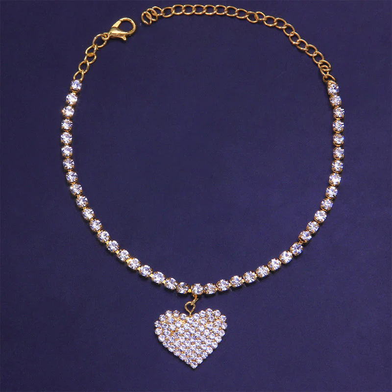 Mode Hart Strass Enkelbanden - Image 8