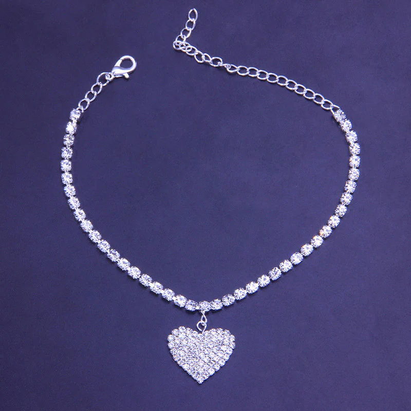Mode Hart Strass Enkelbanden - Image 9