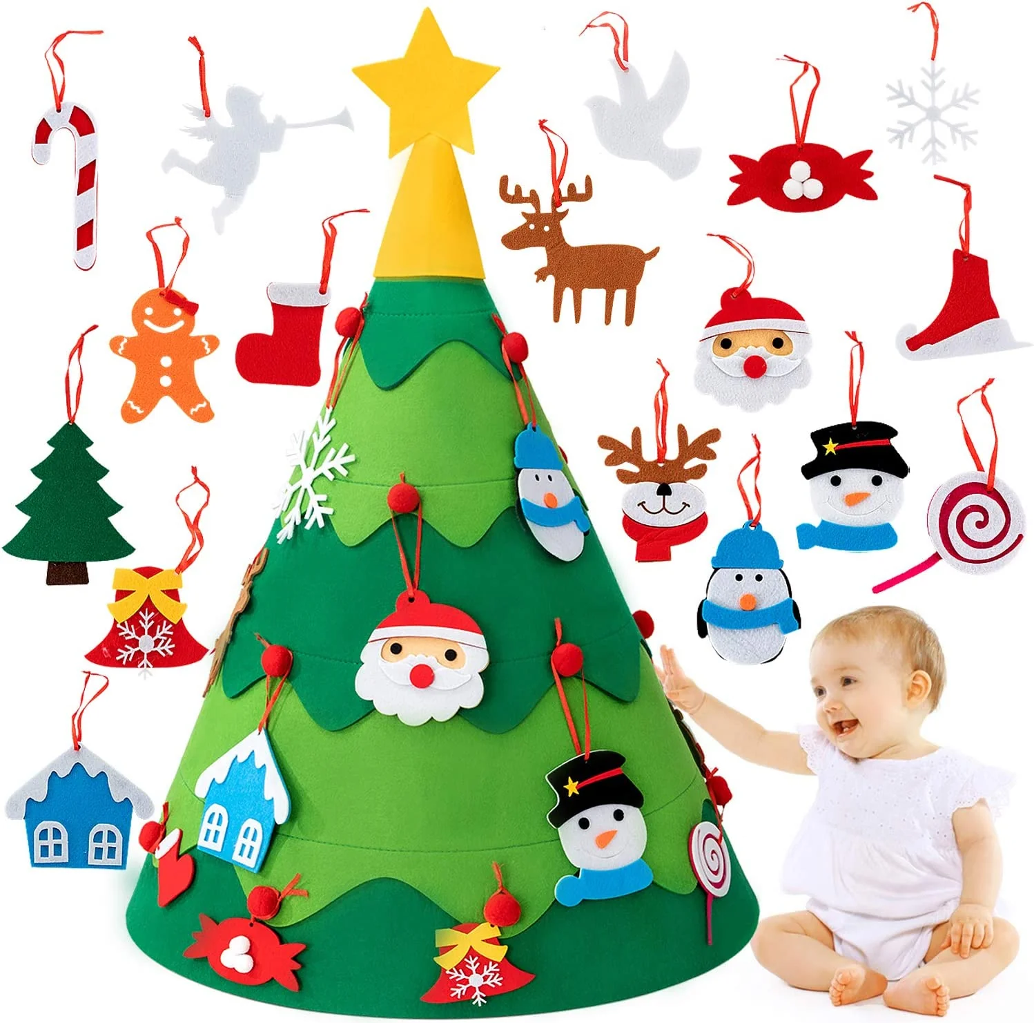 Montessori 3D Kerstboom - Creatief en leerzaam kennismaken met kerst | 50% KORTING - Image 4