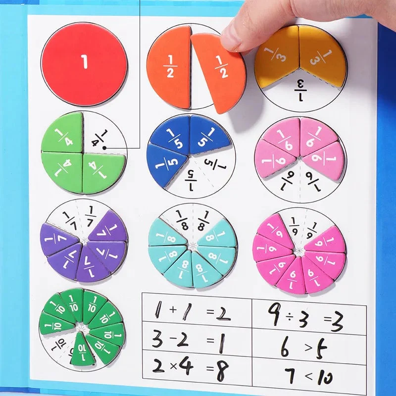 Montessori magnetische boekfractiepuzzel voor kinderen - Image 4