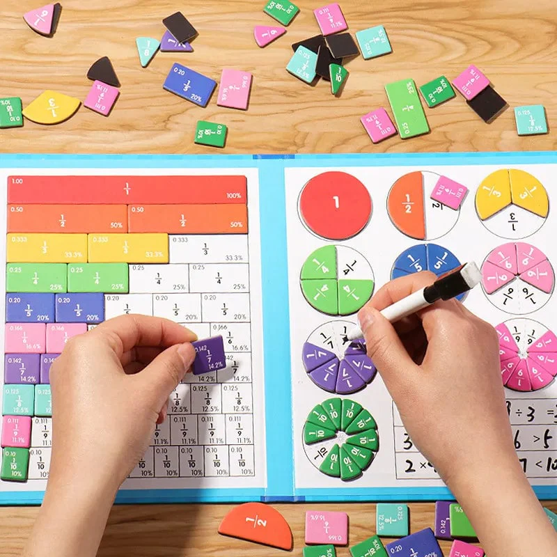 Montessori magnetische boekfractiepuzzel voor kinderen - Image 9