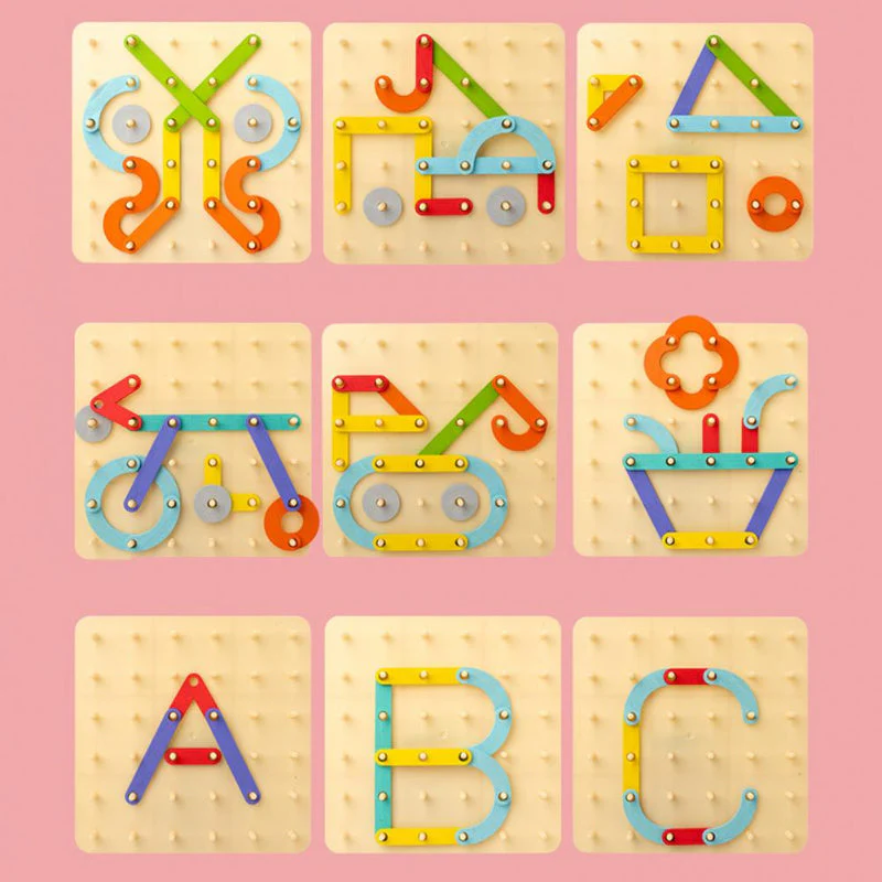 Montessori Pegboard-puzzel | 50% KORTING - Image 5