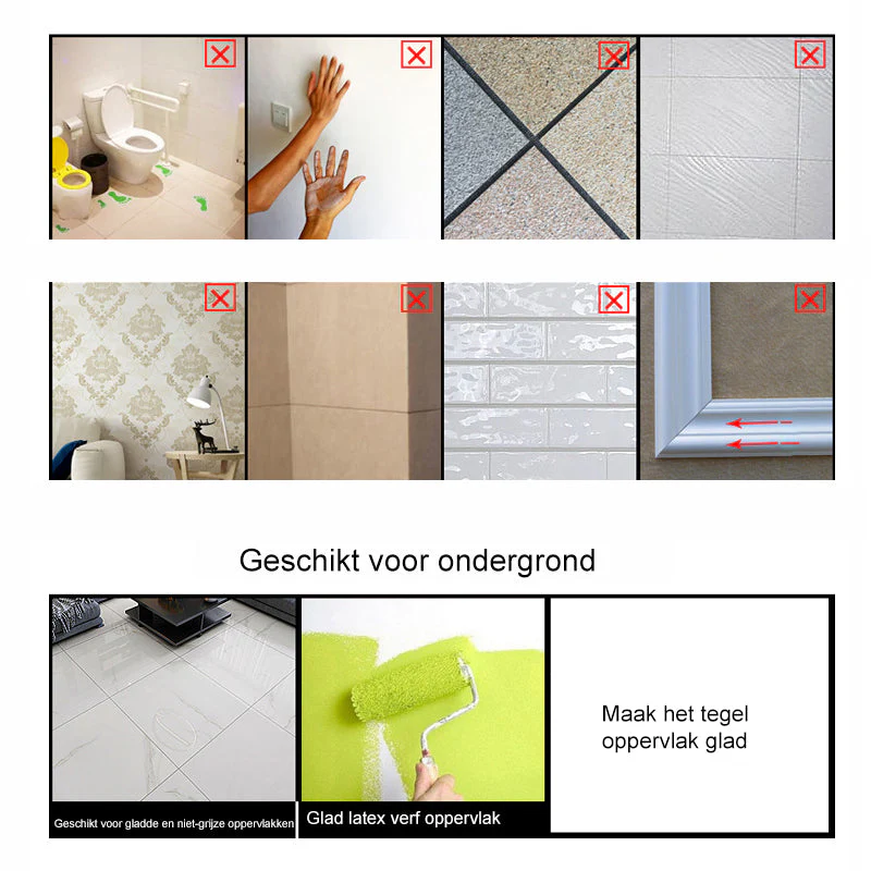 Mooie naadsticker voor tegelplafond - Image 2