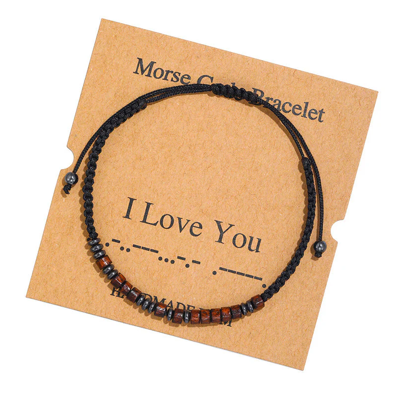 Mira - Morse code paar armband | 1+1 GRATIS - Image 2