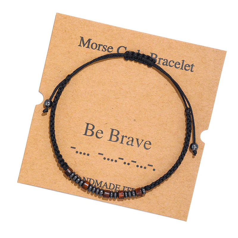 Mira - Morse code paar armband | 1+1 GRATIS - Image 3