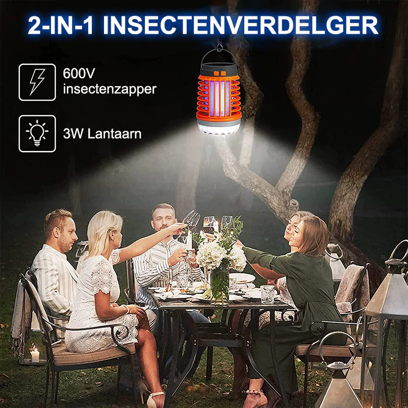 Muggen- en insectenverdelgerlamp voor kamperen binnen en buiten - Image 9