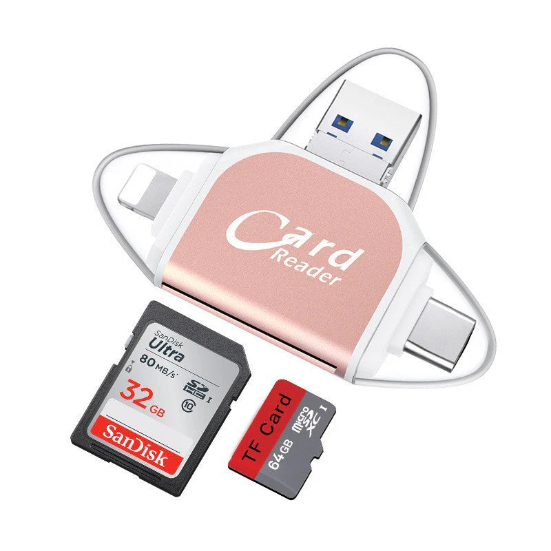 Multi-poort 4 in1 universele SD TF-kaartlezer - Image 15