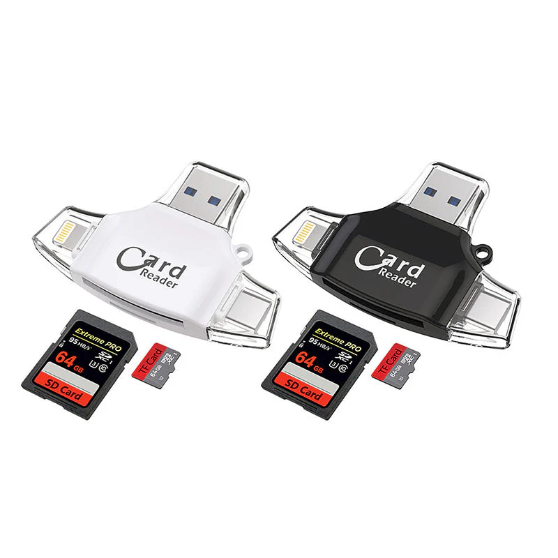 Multi-poort 4 in1 universele SD TF-kaartlezer - Image 16