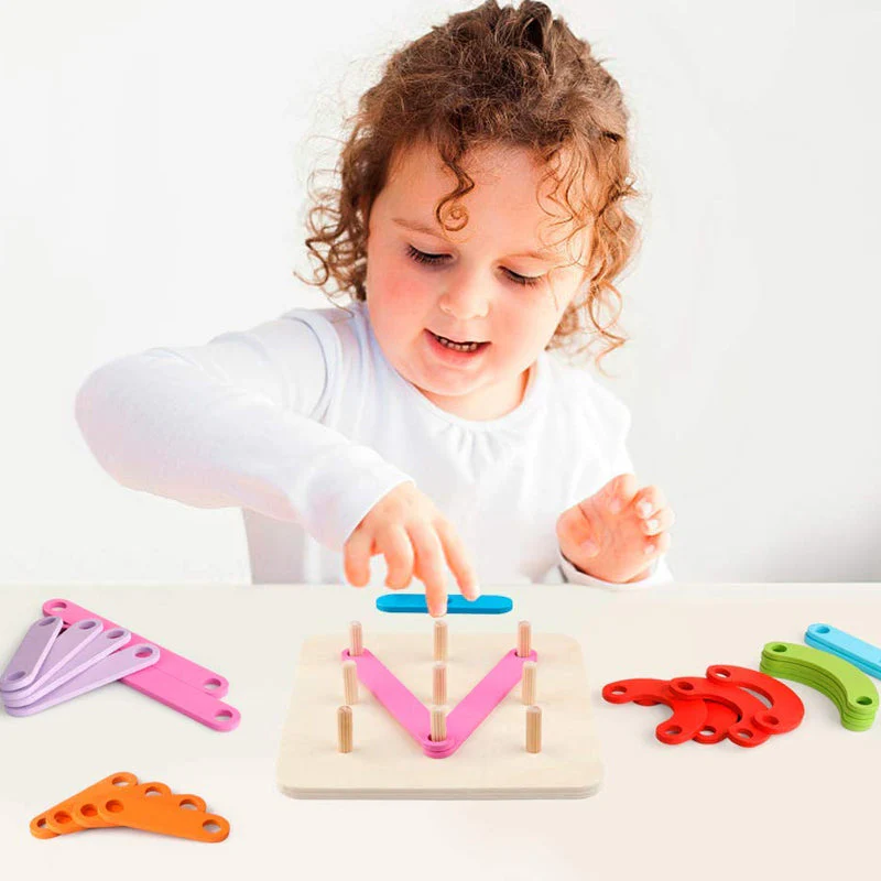 Multifunctioneel Montessori Pijler Collage Speelgoed - Image 5