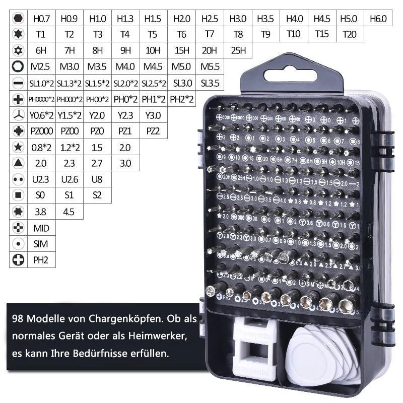 Multifunctionele 115 in 1 schroevendraaierset - Image 4