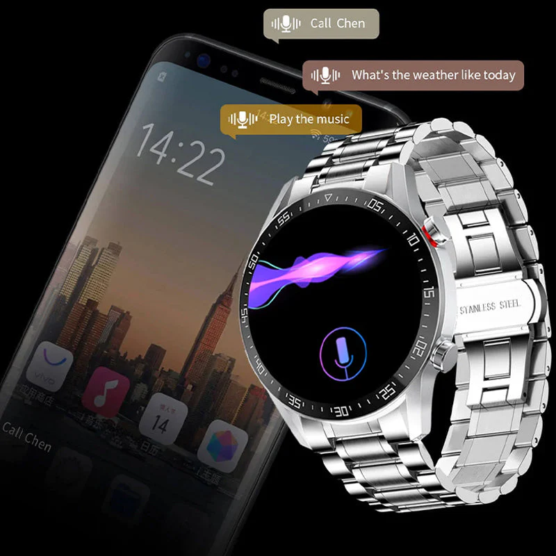 Multifunctionele Bluetooth Talk Casual smartwatch - Image 9