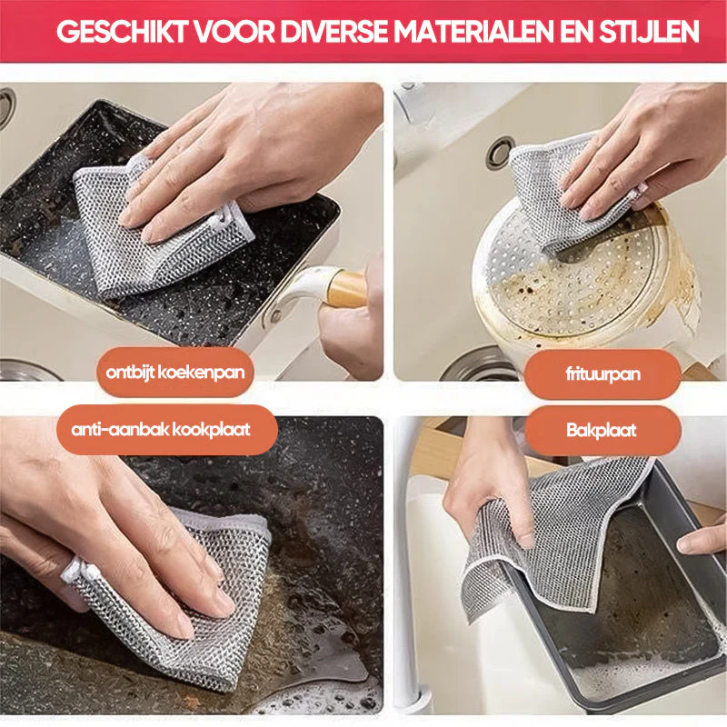 Multifunctionele draadafwasdoeken voor nat en droog - Image 14