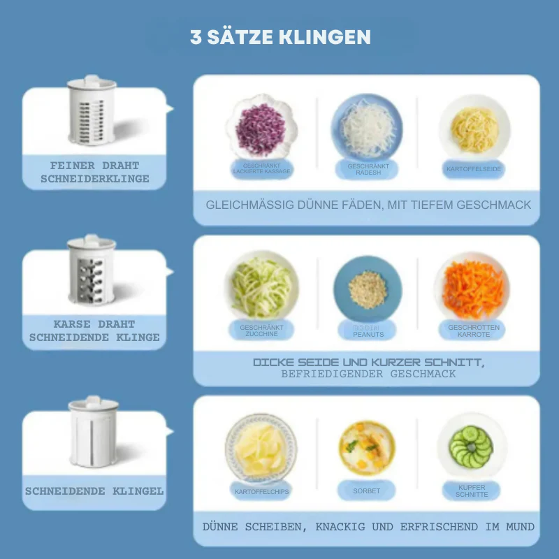 QuickChop  - Multifunctionele elektrische aardappelsnijder Groentesnijder | 50% KORTING - Image 7