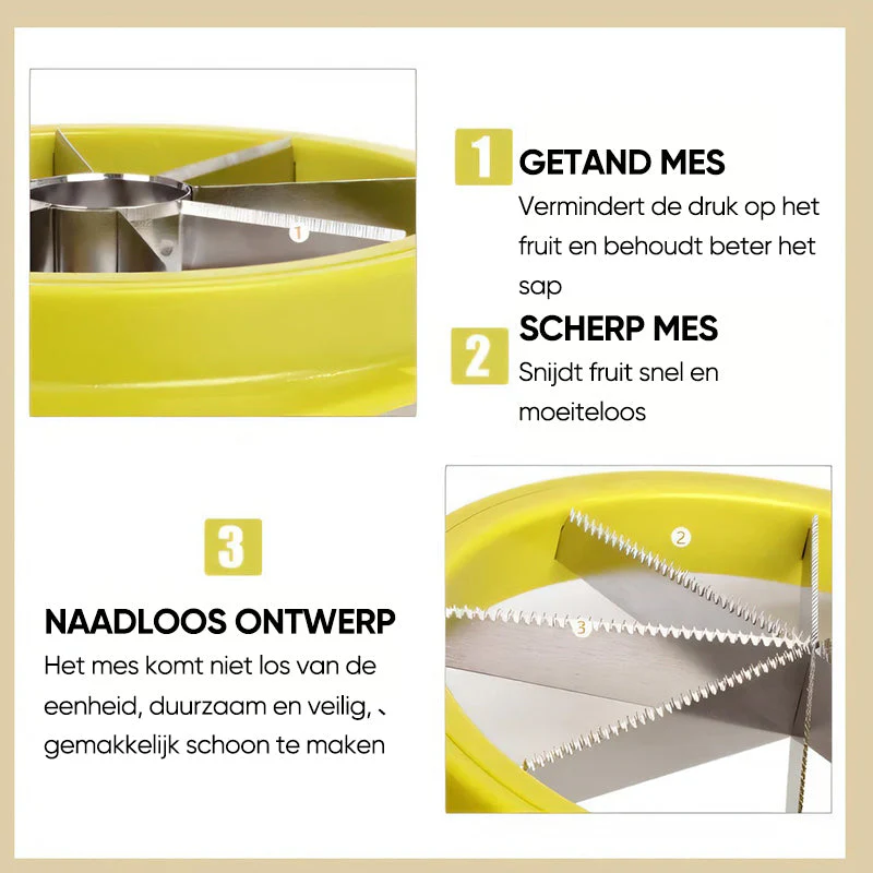 Multifunctionele fruitsnijder en kerner - Image 9