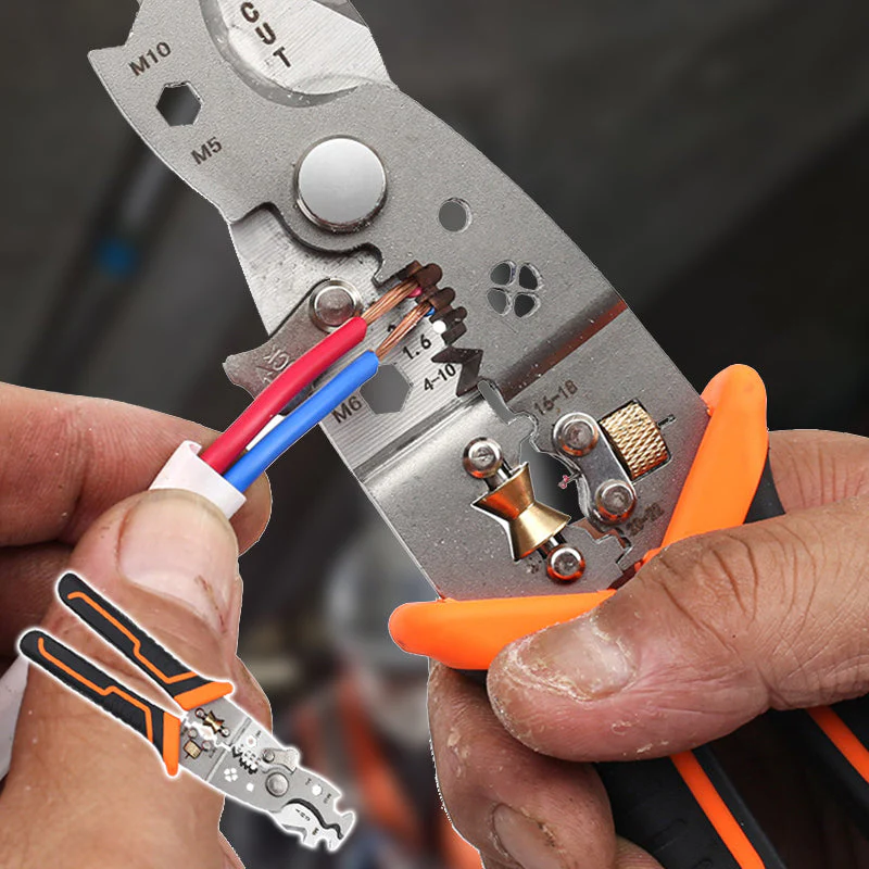 Multifunctionele kabelstripper en krimptang - Image 4