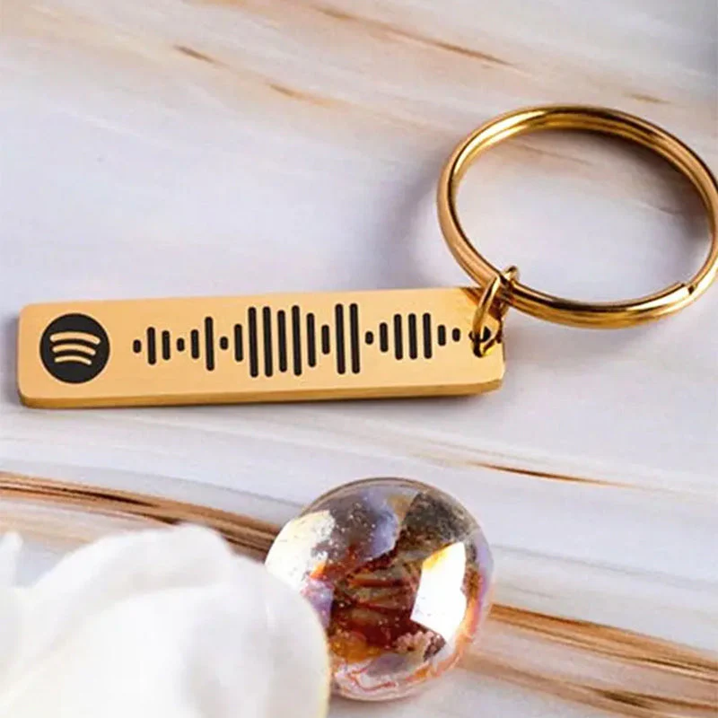 Music Code Plaque Keychain - Image 3