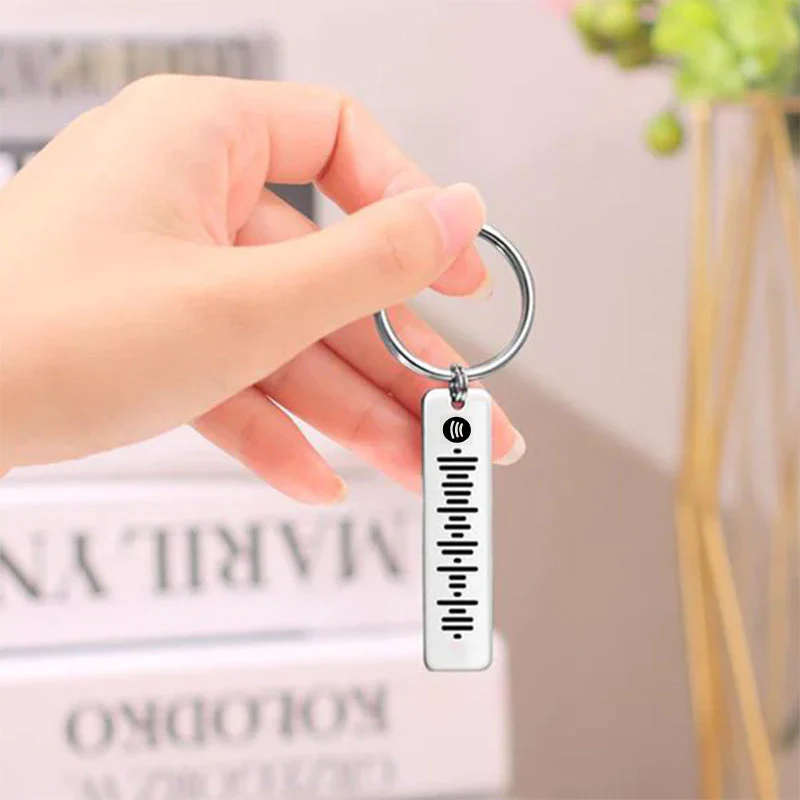 Music Code Plaque Keychain - Image 4