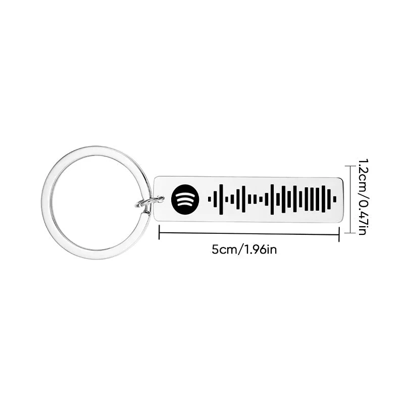 Music Code Plaque Keychain - Image 8