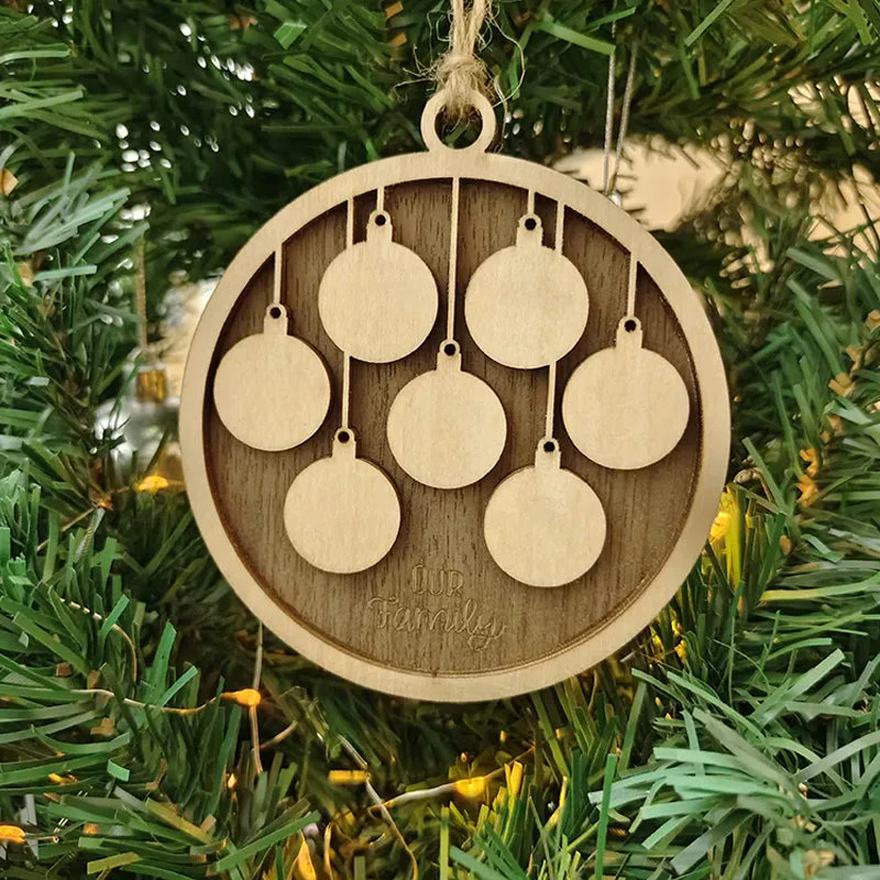 Naam-DIY Kerst Woondecoratie Ornamenten - Image 15