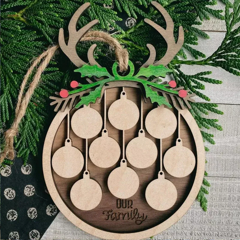 Naam-DIY Kerst Woondecoratie Ornamenten - Image 4