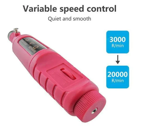 Nailpro™ 6 IN 1 - Elektrische Nagelfrees - Nagelvijl - Pedicureset - USB aansluiting - Image 7