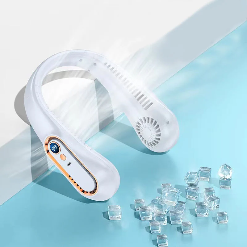 Nekventilator Oplaadbare USB-koelventilator 5 snelheden instelbaar