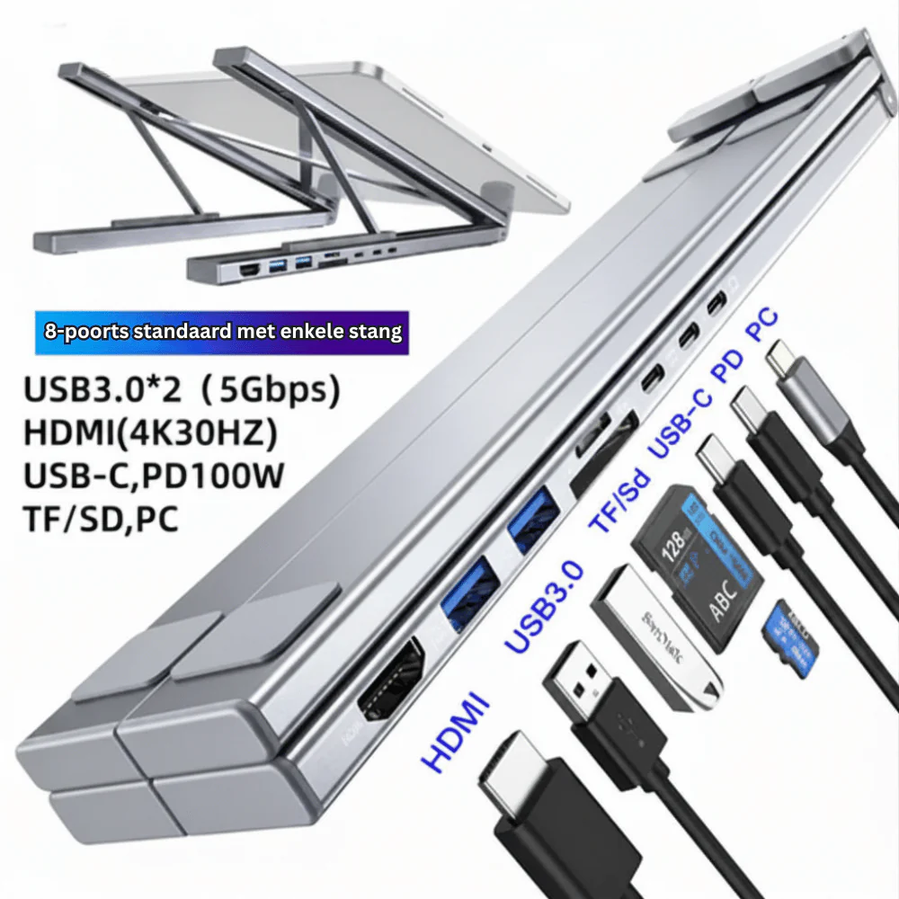 NexusEdge — Slim Dockingstation | 50% KORTING - Image 5