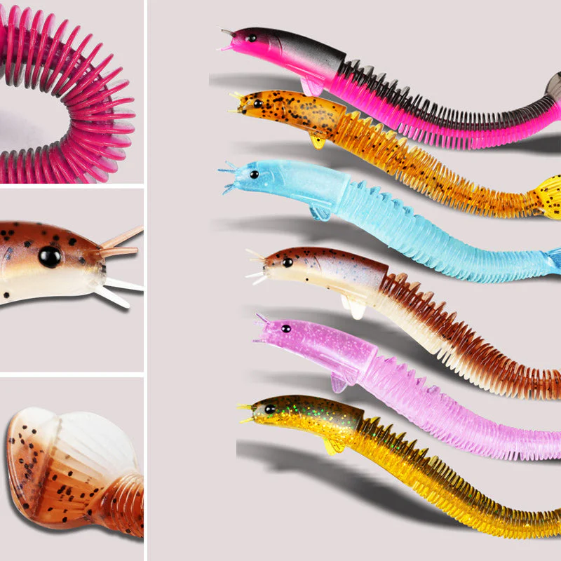 Nieuw ontwerp Angler Dragon Loach Lure 46 sectie zacht aas - Image 4