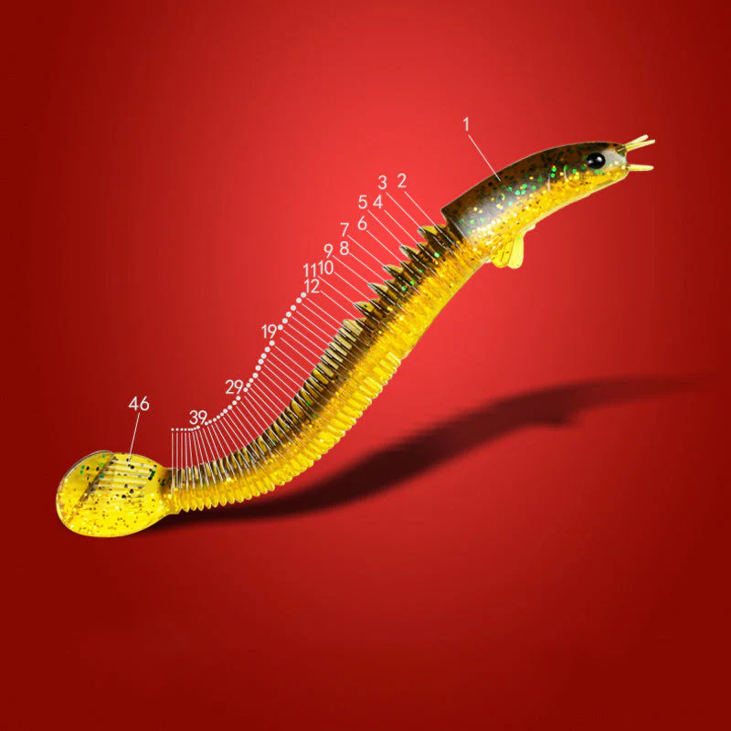 Nieuw ontwerp Angler Dragon Loach Lure 46 sectie zacht aas - Image 6