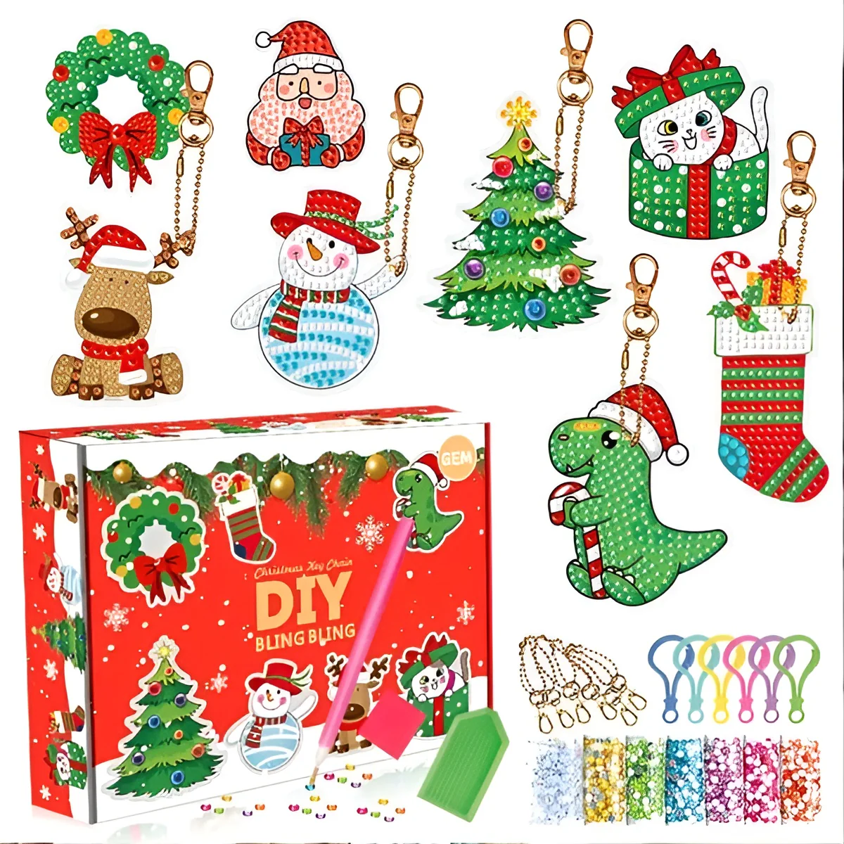 SparkleCraft - Nieuw ontwerp Kerst Diamond Sticker Kit | 50% KORTING - Image 10