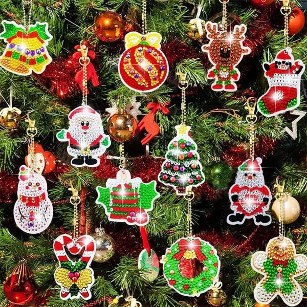 SparkleCraft - Nieuw ontwerp Kerst Diamond Sticker Kit | 50% KORTING - Image 2