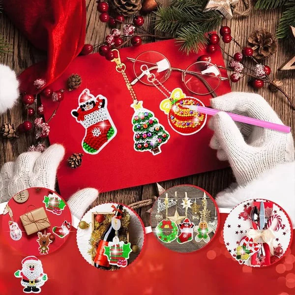 SparkleCraft - Nieuw ontwerp Kerst Diamond Sticker Kit | 50% KORTING - Image 6