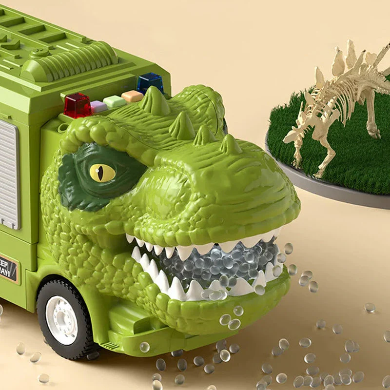 Nieuwe dinosaurus-transformerende technische vrachtwagenbaanspeelgoedset - Image 4