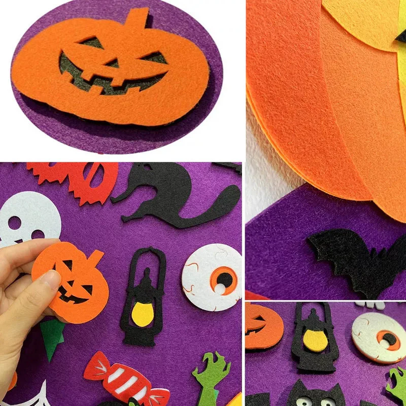 Nieuwe DIY Halloween Vilten Pompoen Heks - Image 8