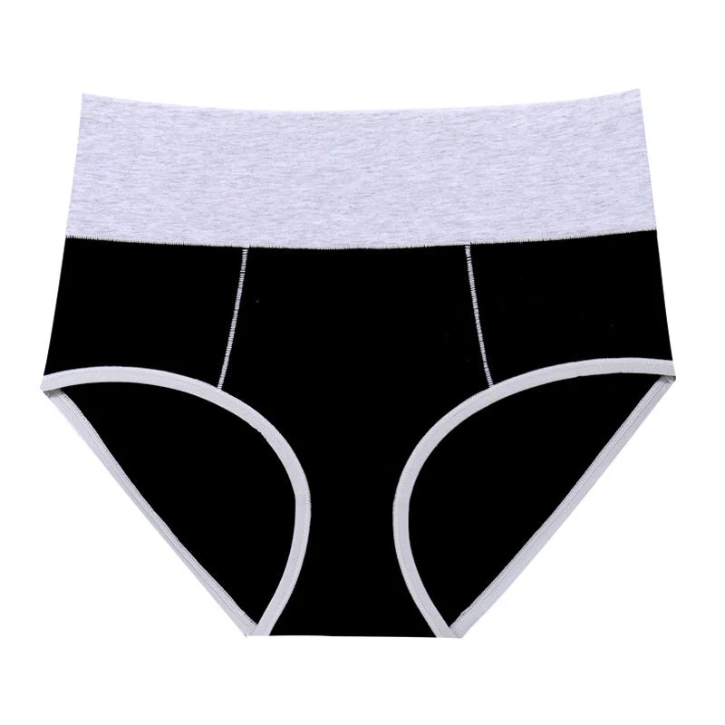 Nieuwe grote maten katoenen slip met hoge taille - Image 15
