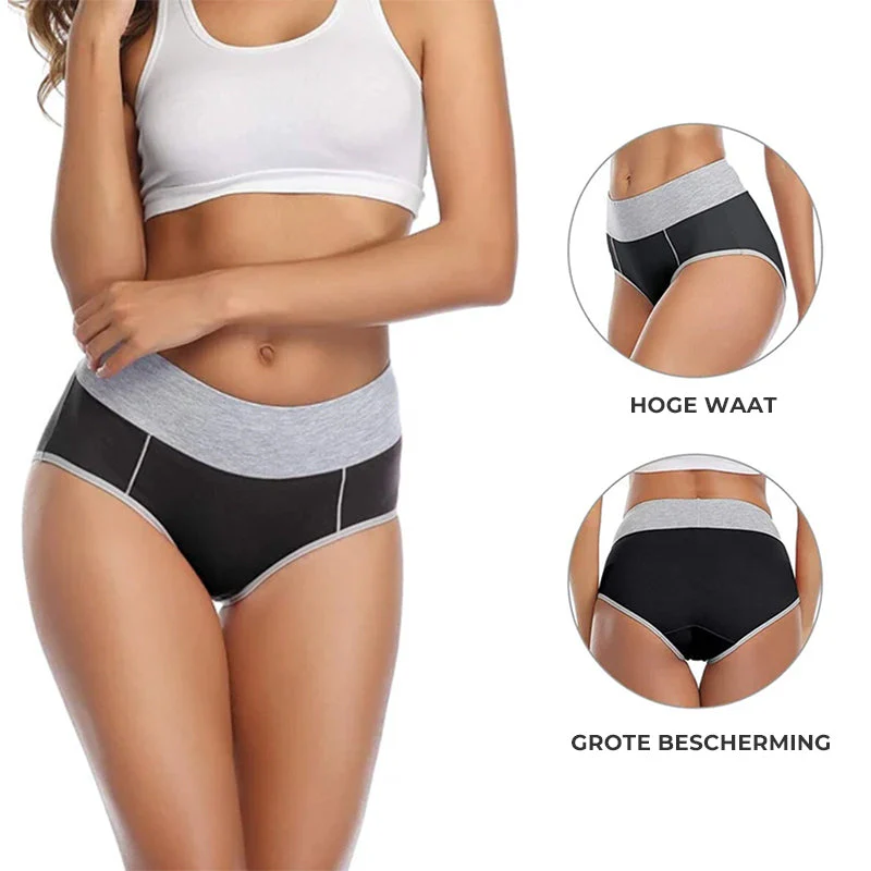 Nieuwe grote maten katoenen slip met hoge taille - Image 17