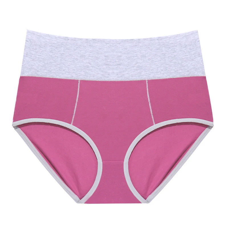 Nieuwe grote maten katoenen slip met hoge taille - Image 8