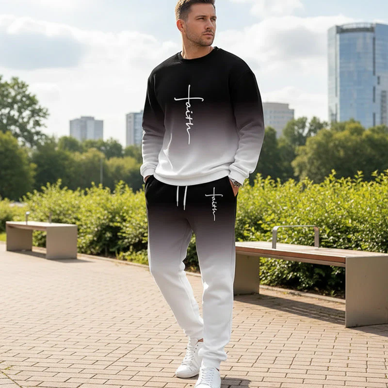 Nolan – Heren Trainingspak met Gradient Ontwerp en Comfort - Image 4