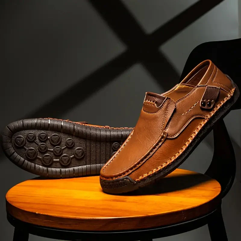 Nolan – Herenleren schoenen met flexibel comfort - Image 15