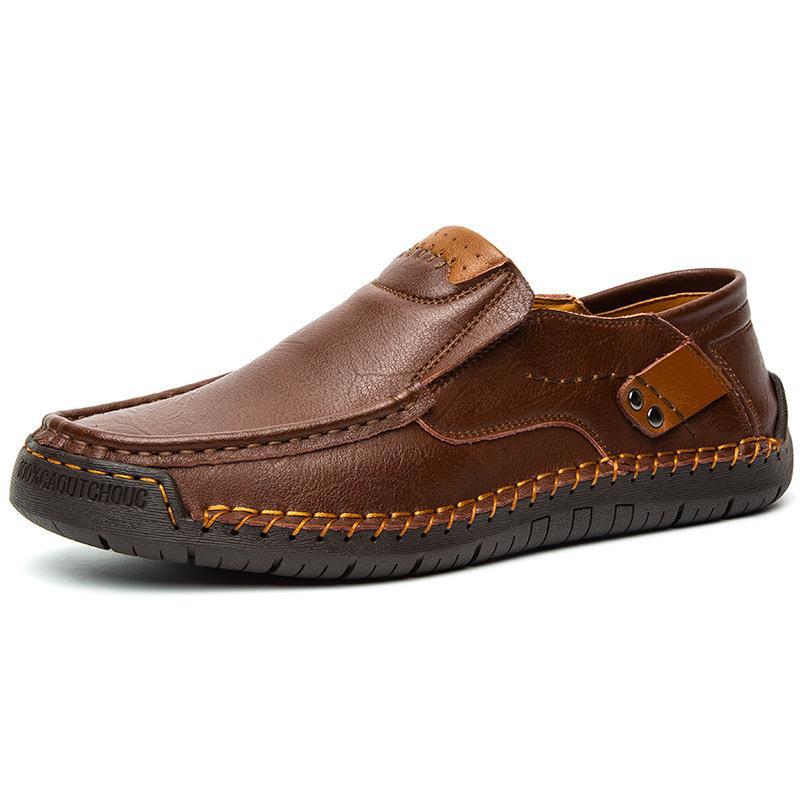 Nolan – Herenleren schoenen met flexibel comfort - Image 9