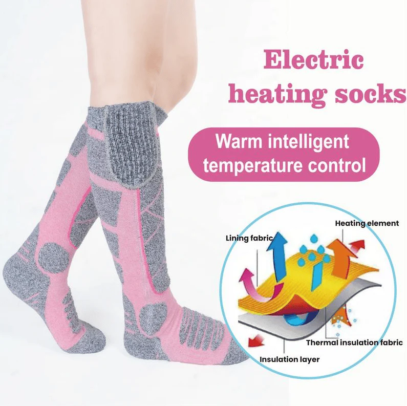Nolan – Oplaadbare verwarmde sokken met langdurige warmte - Image 3
