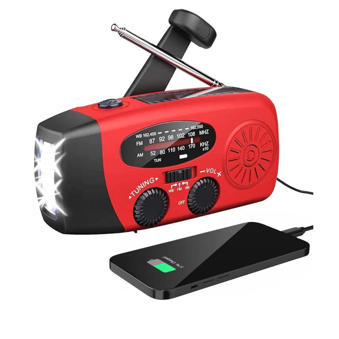 Noodradio Kopen - Beste Noodradio Met Zonnepaneel, Handcrank & Powerbank