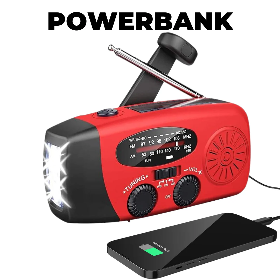 Noodradio Kopen - Beste Noodradio Met Zonnepaneel, Handcrank & Powerbank - Image 5